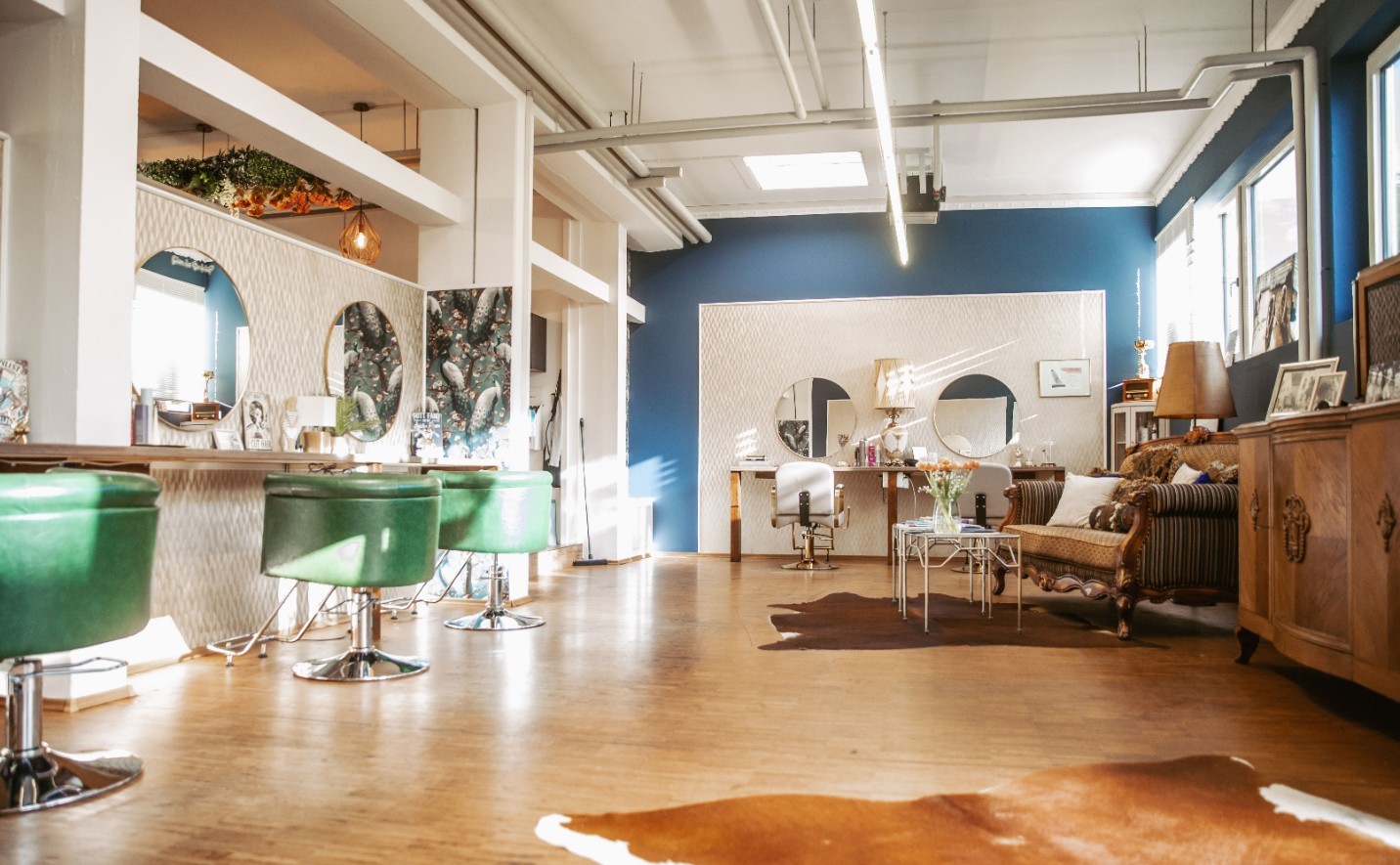 Arbeitsplatz im Friseursalon Haarwerk